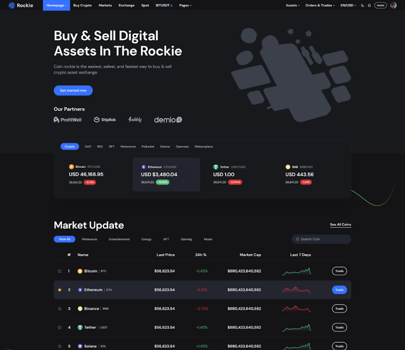 Rockie - Buy & Sell Digital Assets